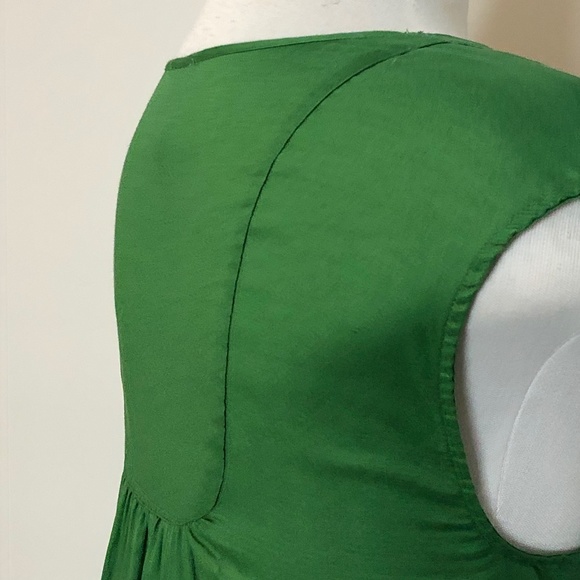 Cotton HD in Paris/Anthropologie Green Lattice Top - Picture 11 of 12